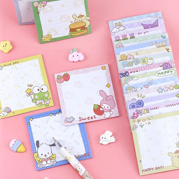 Sanrio Characters Notepad - Sticky Notes Set of 4