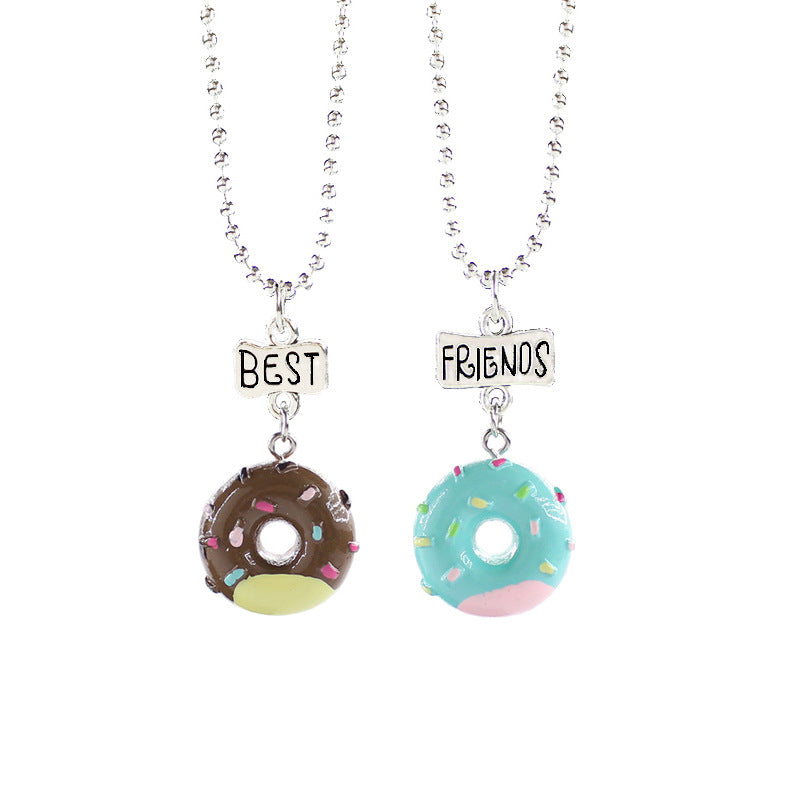 Donut Necklace (BFF) Set of 2 - Style 3