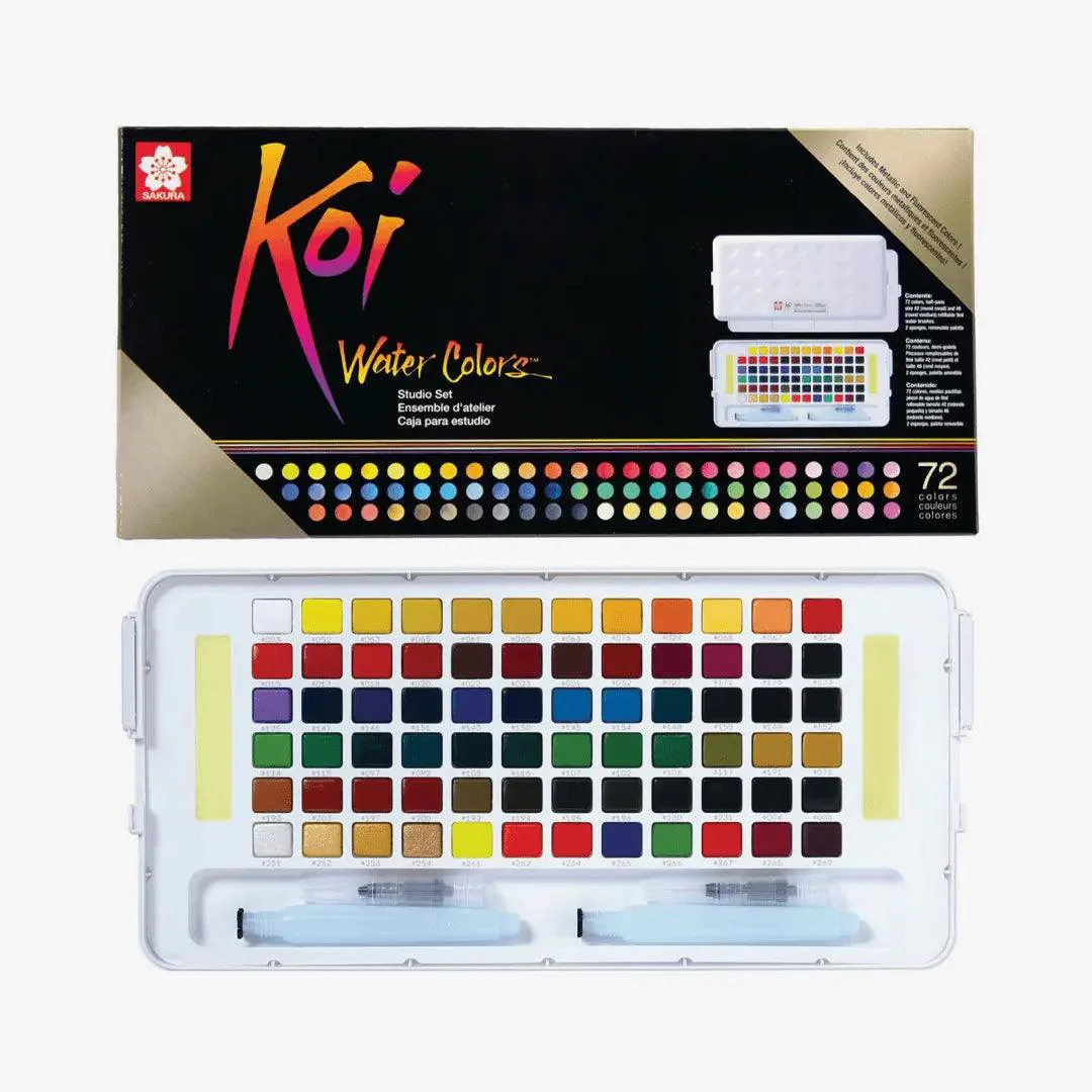 Sakura Koi Artist Watercolor Set Of 72