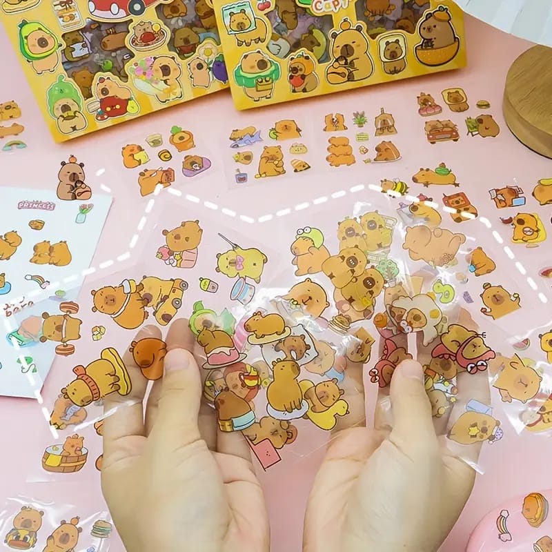 Capybara Bear - Set Of 100 Sticker Sheets