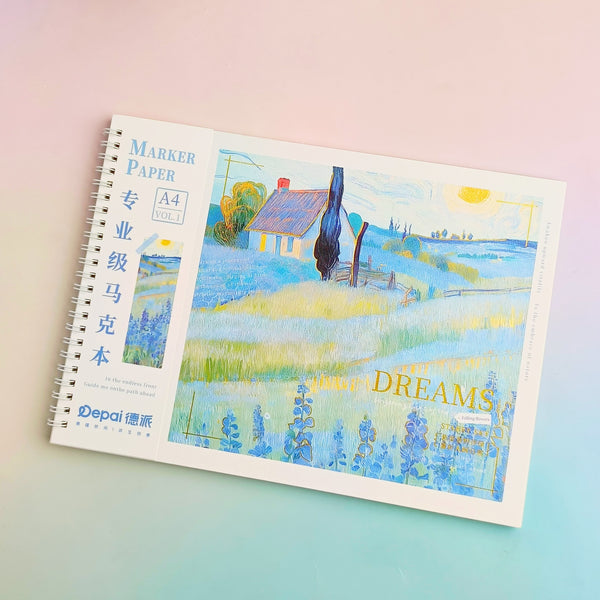 Vangogh Series  Marker Pad - Sketch Pad Style 2