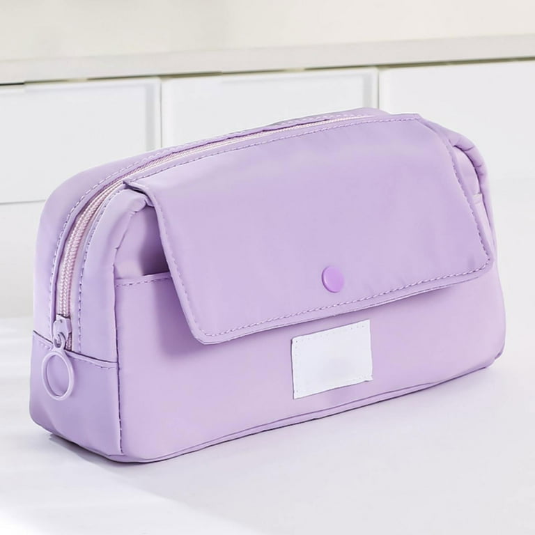 Think Time Stationery Organizer Purple - Zipper Pouch