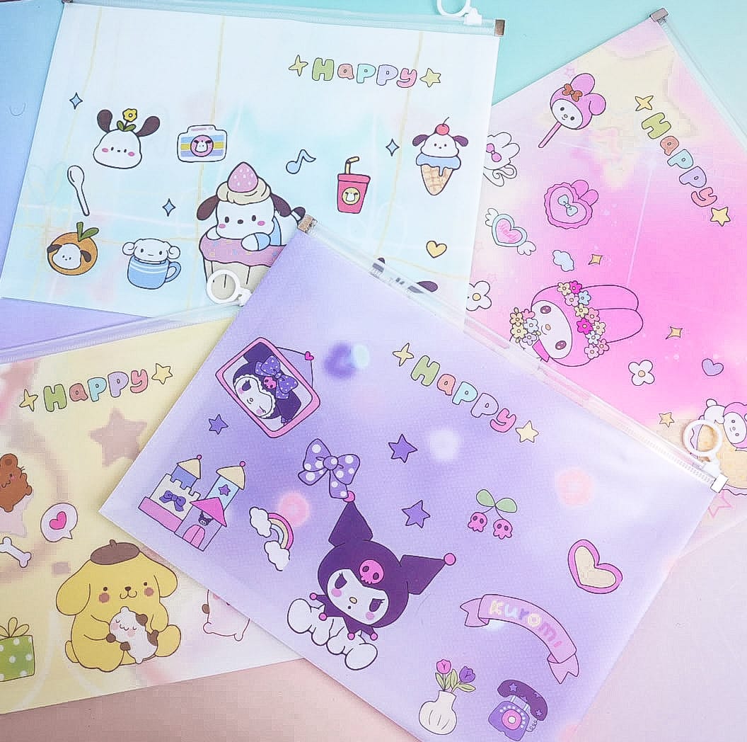 Sanrio Characters  - Document Folder / Pouch Style 1