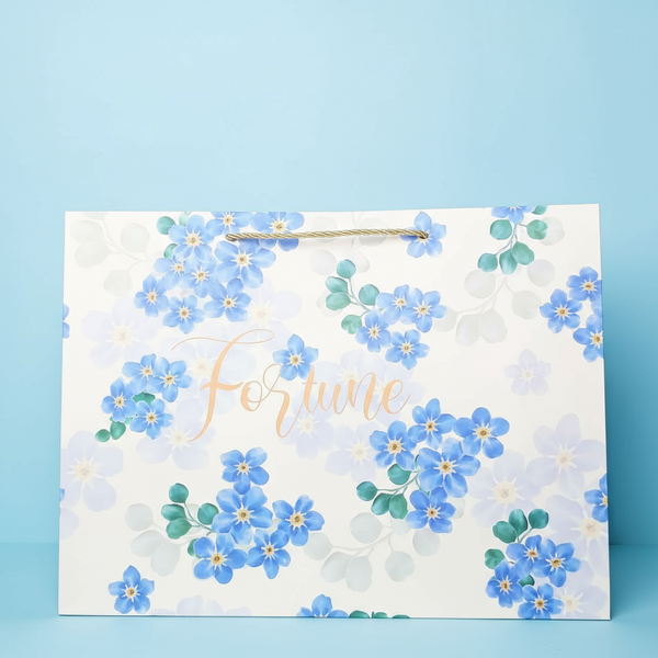 Fortune Flowers Floral - Gift Bag Style 4