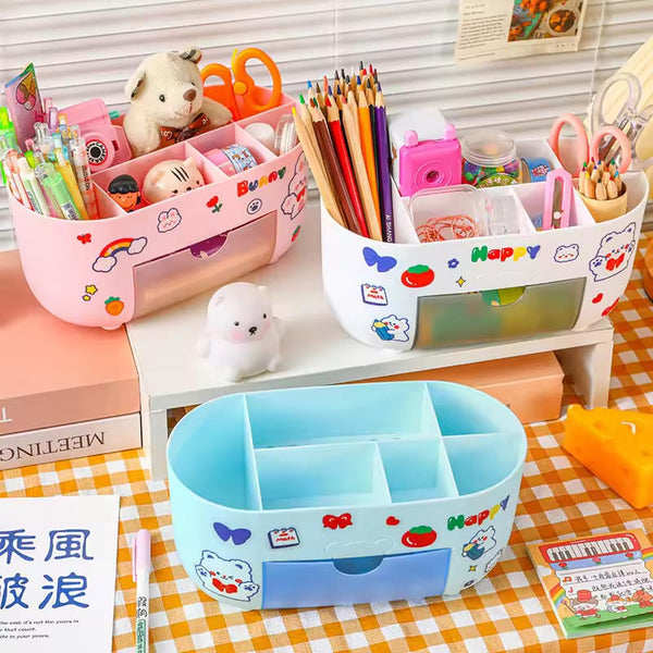 Multi Functional Soft Colors - Stationery Organizer