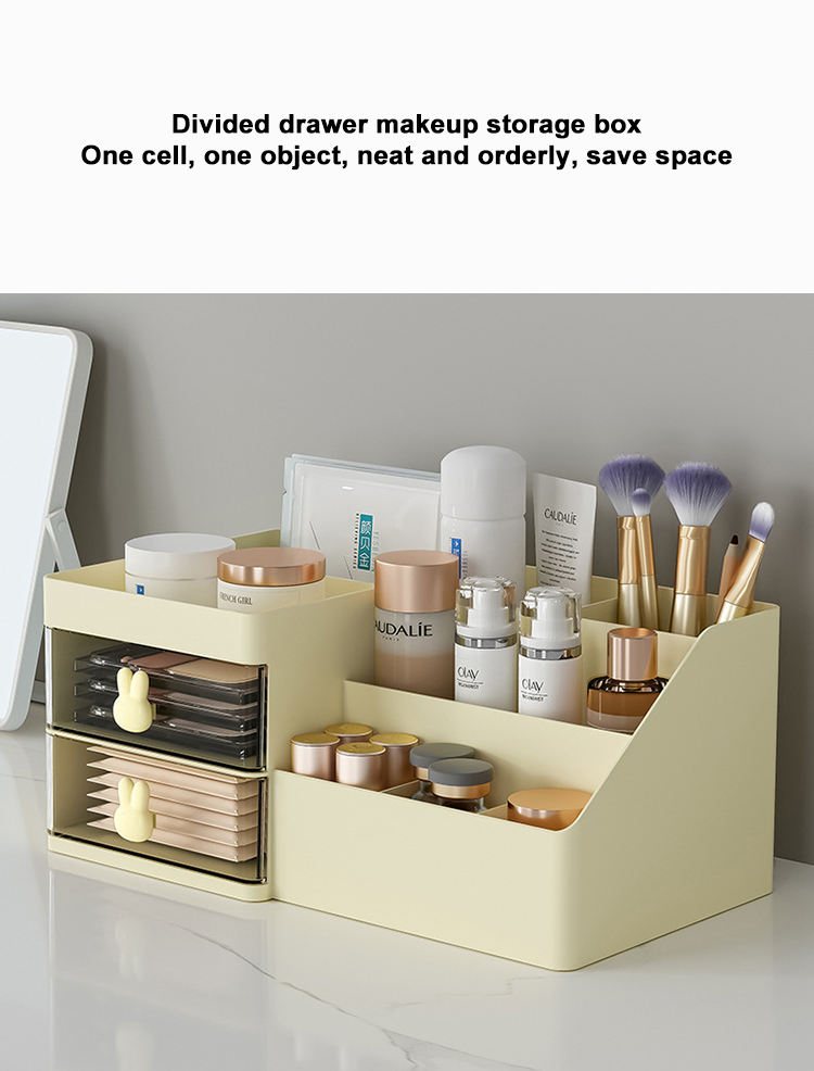Multi Functional Beige Bunny  - Stationery &amp; Jewelry Organizer