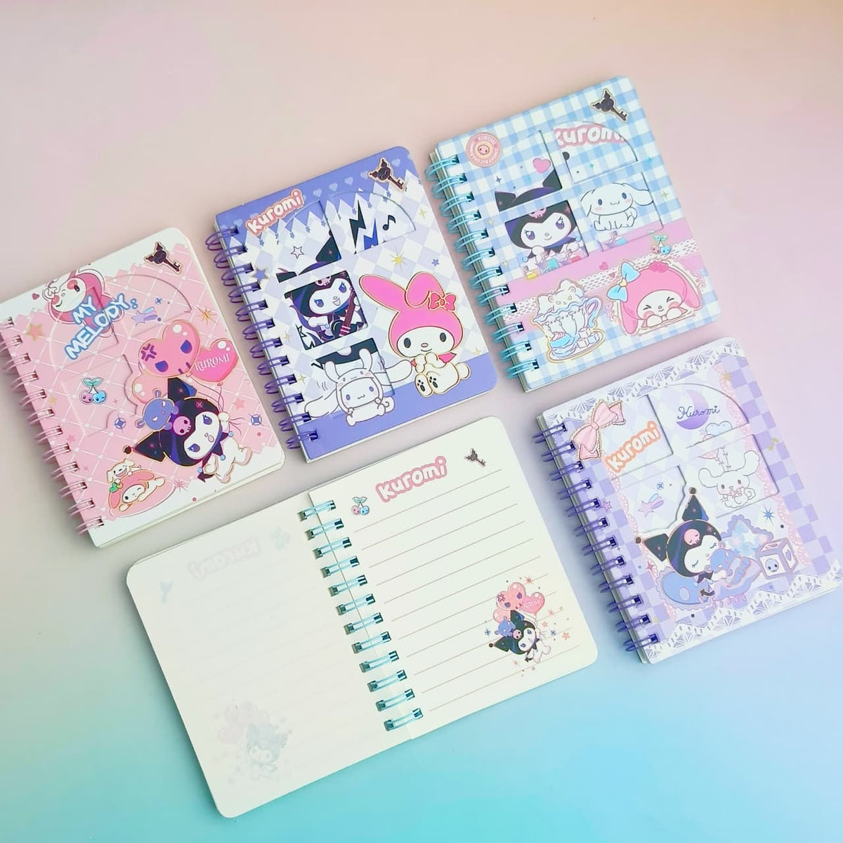 Sanrio Characters Family Window Diary  - Notebook / Journal