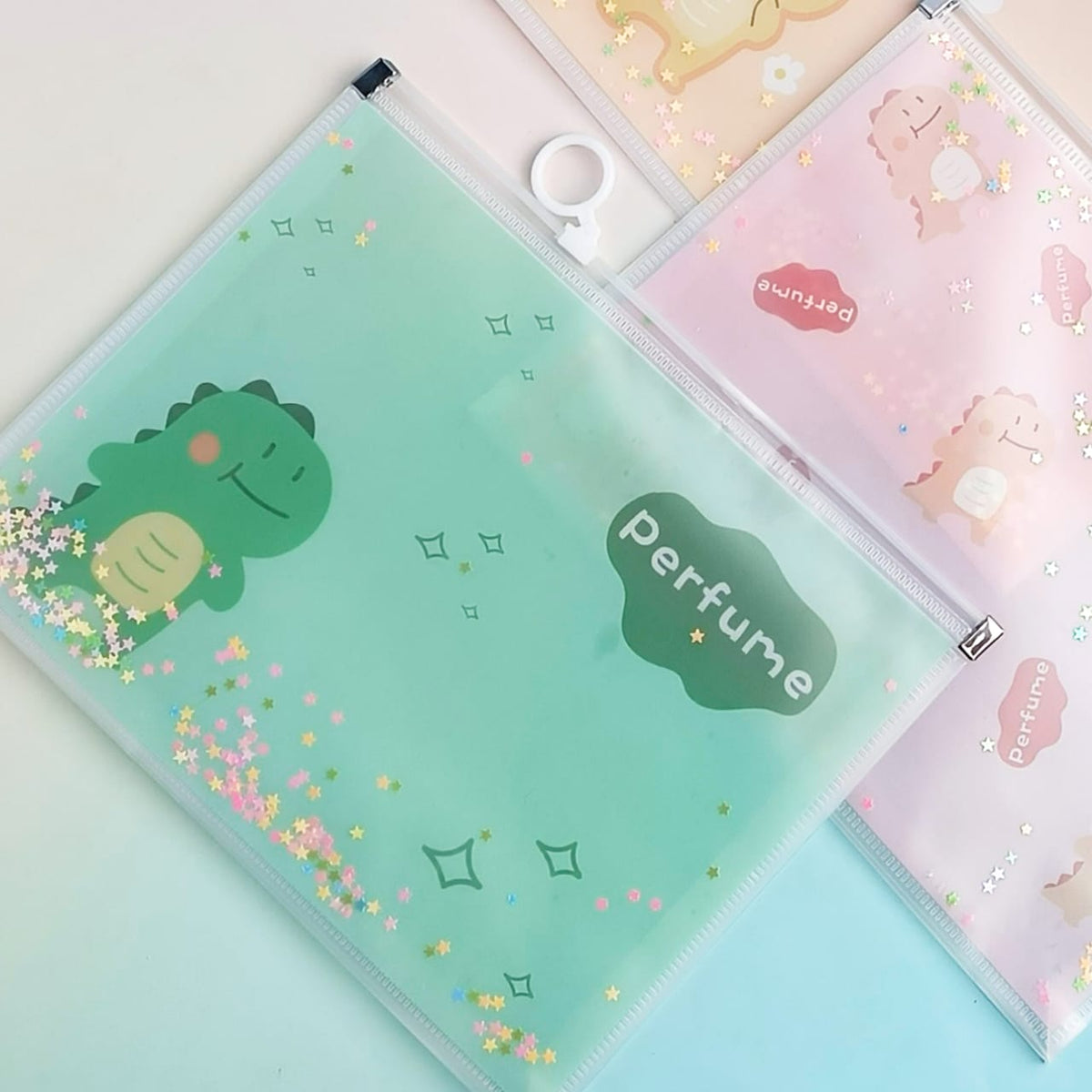 Good Luck Dino Transparent -  Document Pouch
