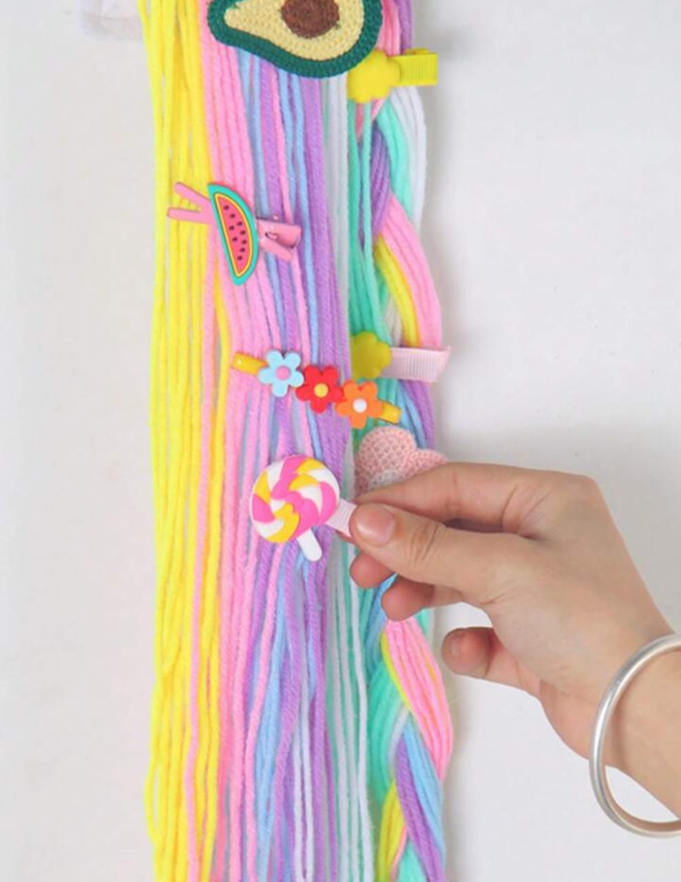 Magical Unicorn - Hair Accessories Organizer / Dream Catcher - Style 1