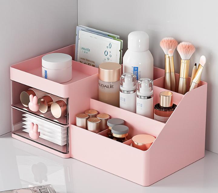 Multi Functional Pink Bunny  - Stationery &amp; Jewelry Organizer