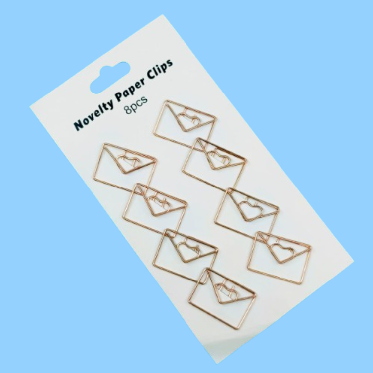 Envelope Rose Gold - Paper Clips