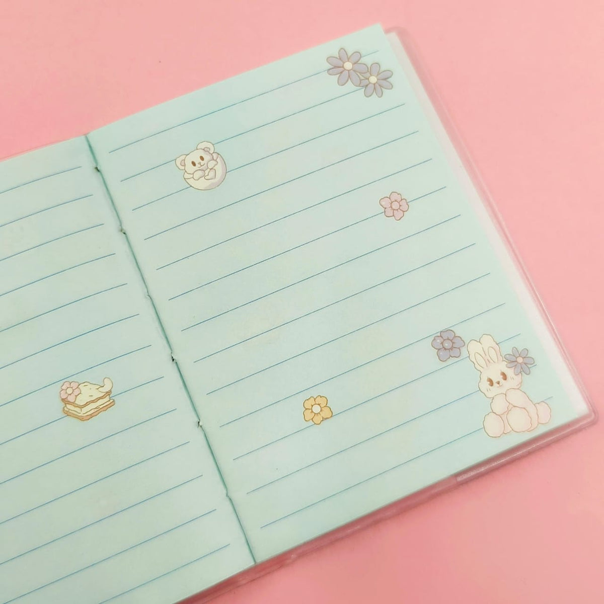 Kawai Girl &amp; Animal Mini - Notebook -/ Journal