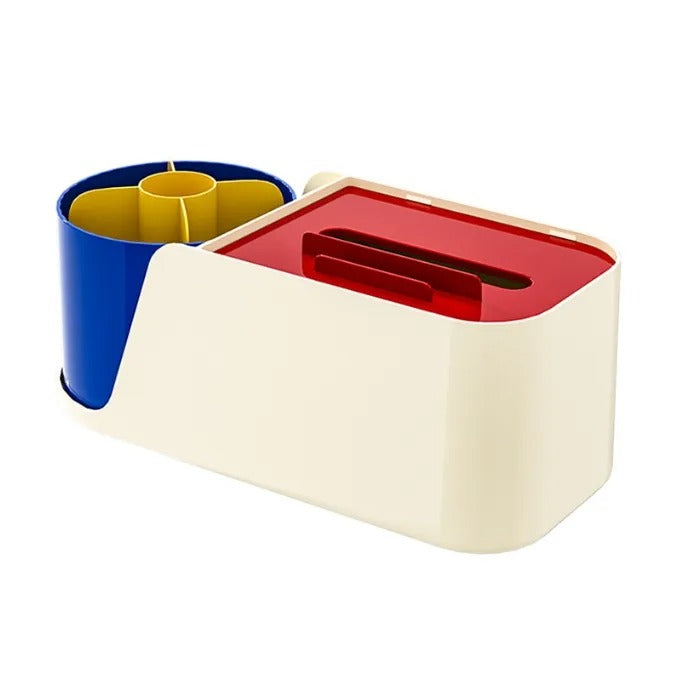 360 Rotate Multifunctional - Stationery Organizer &amp; Desk Organizer - Tissue Box