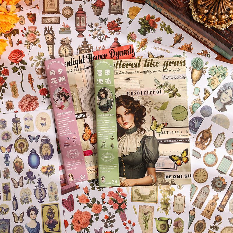 Vintage Collection Scrapbooking - Large Sticker Book