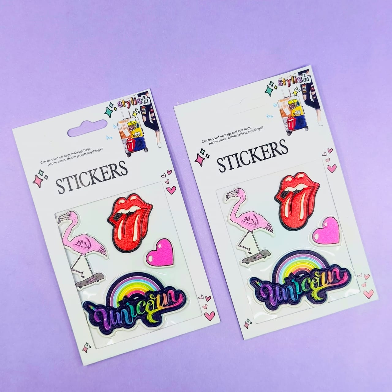 Flamingo & Dreamer Rainbow - Stickers