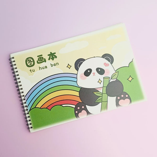 Funky Panda - Sketch Pad Style 1 + 1 FREEE STICKER SHEET