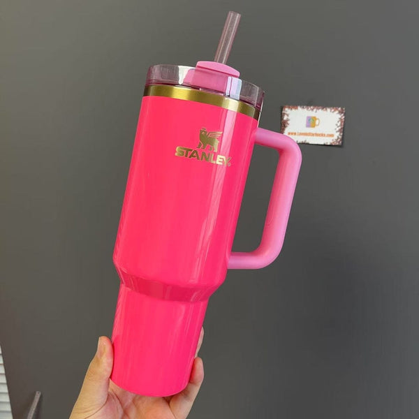Hot Pink Premium Cup Quencher H2.0 - Water Bottle / Sipper Cup