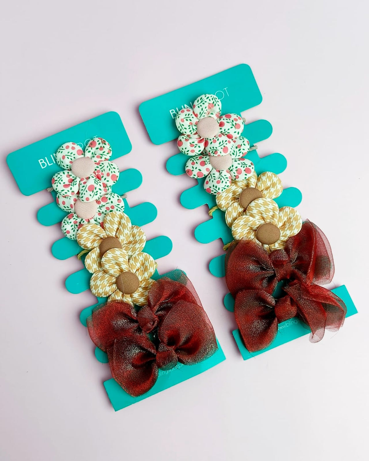 Bow&#39;n Flowers - Hair Ties Style 16