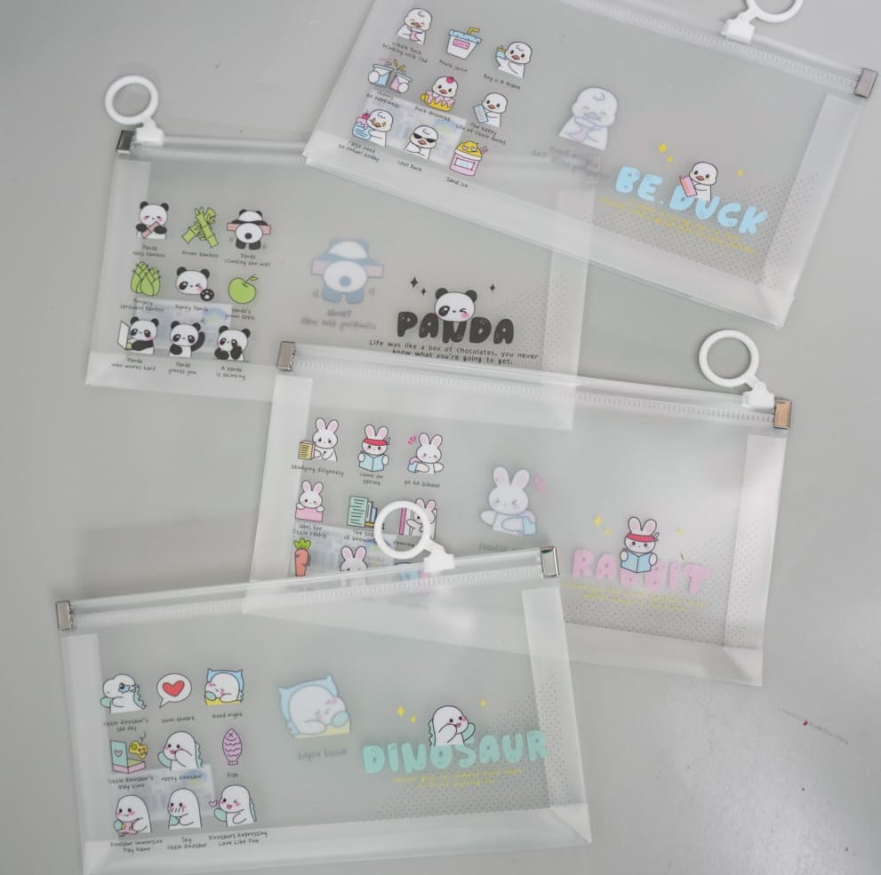 Cute Animals Transparent - Pouch