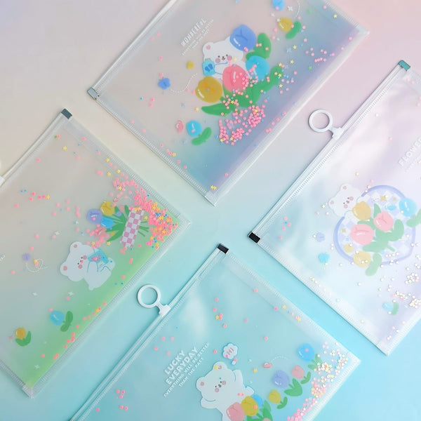 Animal Flowerland Transparent -  Document Pouch