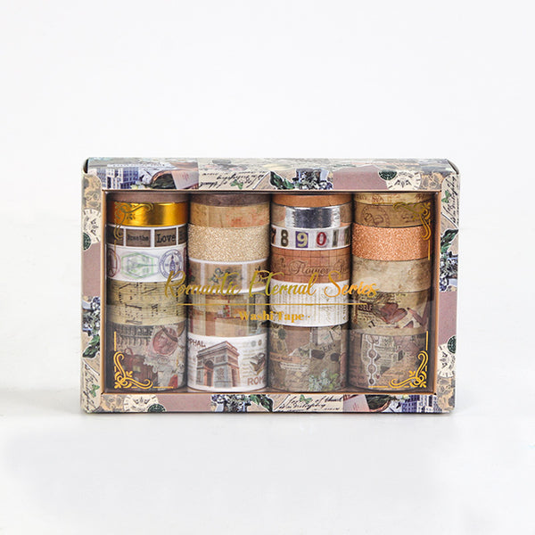Retro Medieval Series - Washi Tape Set Of 24