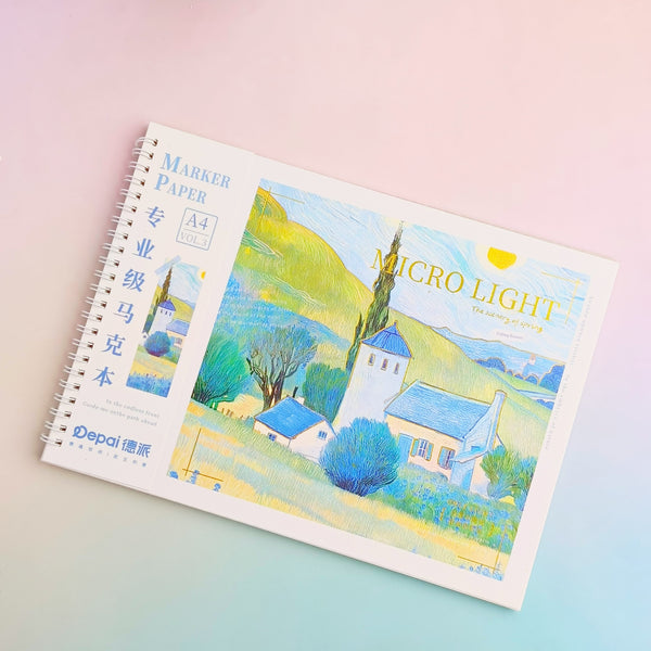 Vangogh Series  Marker Pad - Sketch Pad Style