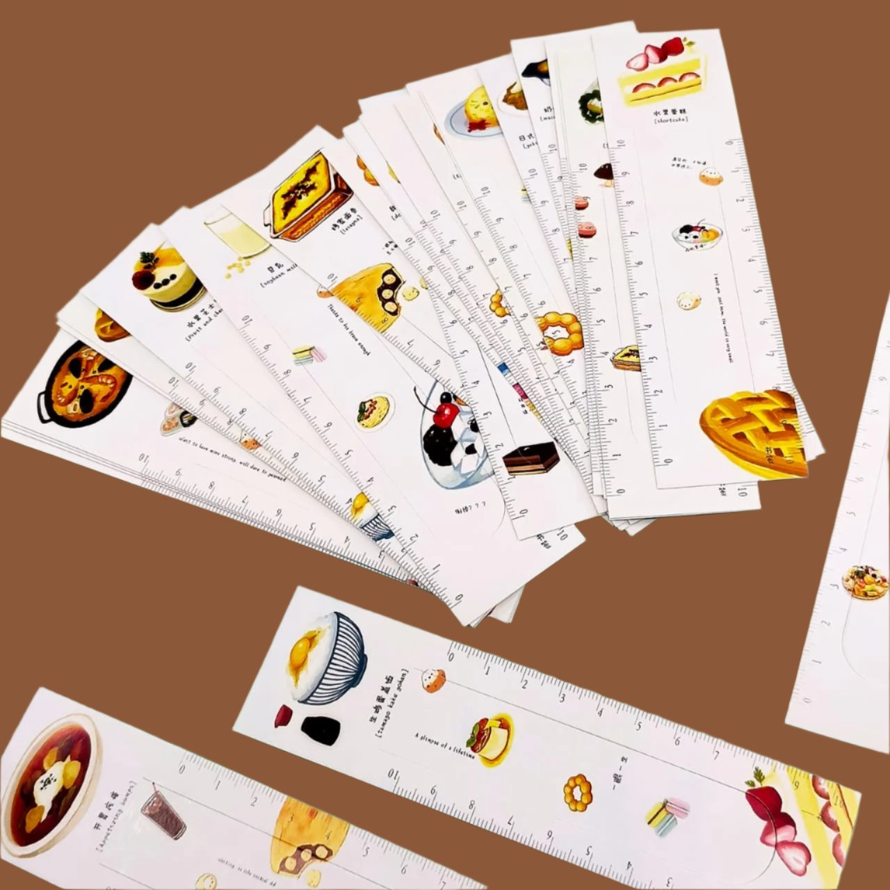 Kawai Food Ruler  - Bookmark