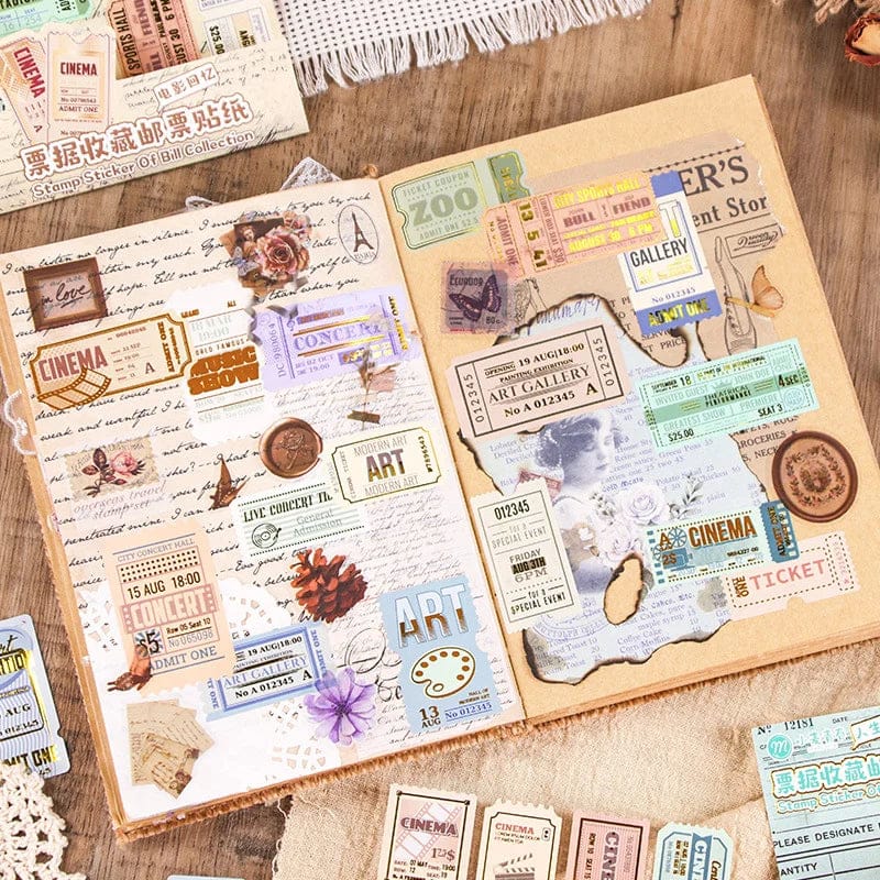 City Travel Notes Stamp  - Stickers Sheets Set Of 3