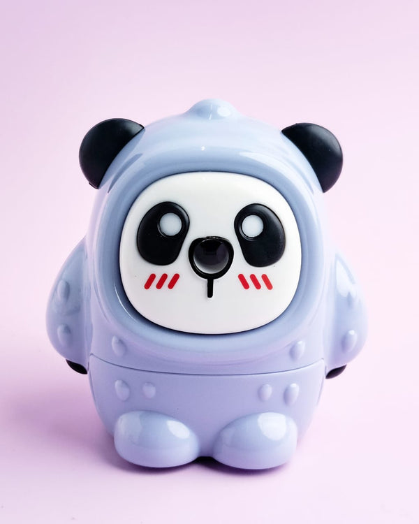 Funky Panda Blue - Premium Rotary Pencil Sharpener