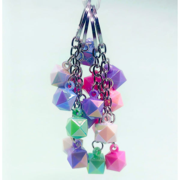 Crystal Cube  - Key Ring