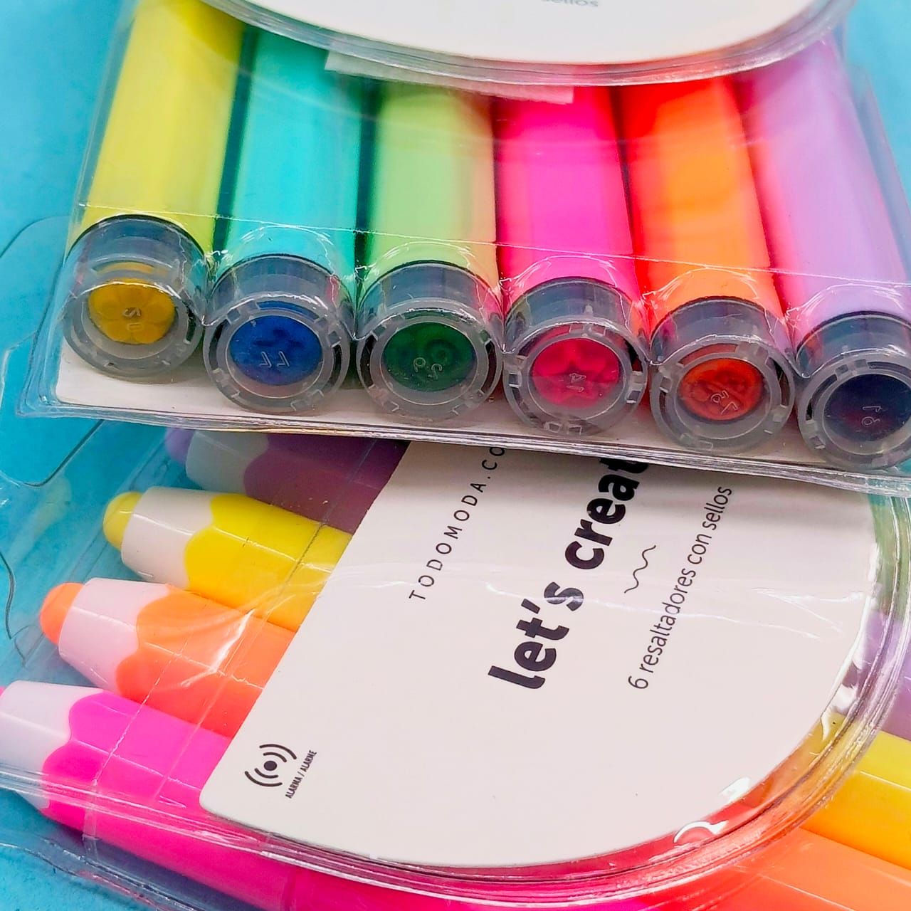 Candy Color  -  Stamp & Highlighter Set of 6