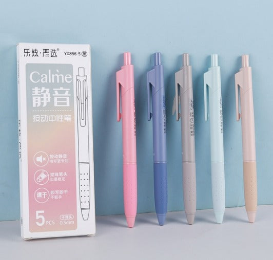 Colored Grip - Press Gel Pen