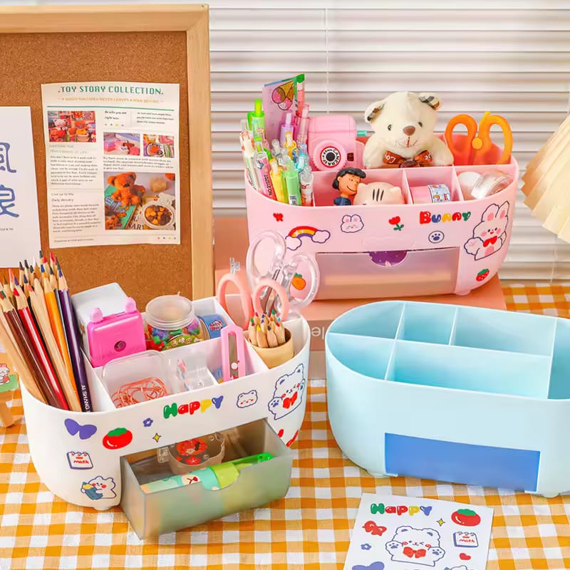 Multi Functional Soft Colors - Stationery Organizer