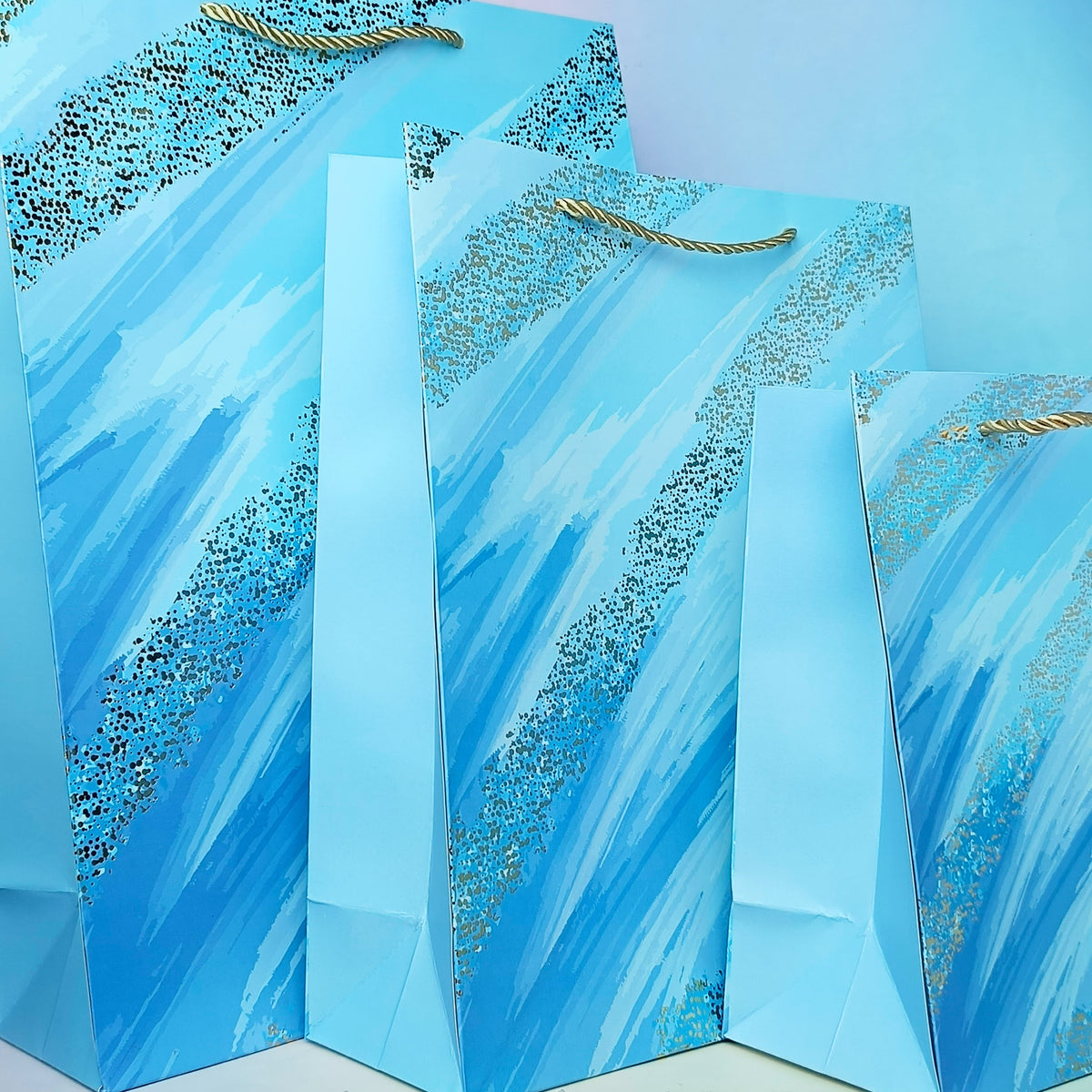 Watercolor Foiled Series - Gift Bag Style 1