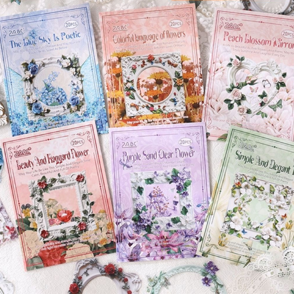 Colorful Floral Series - Sticker