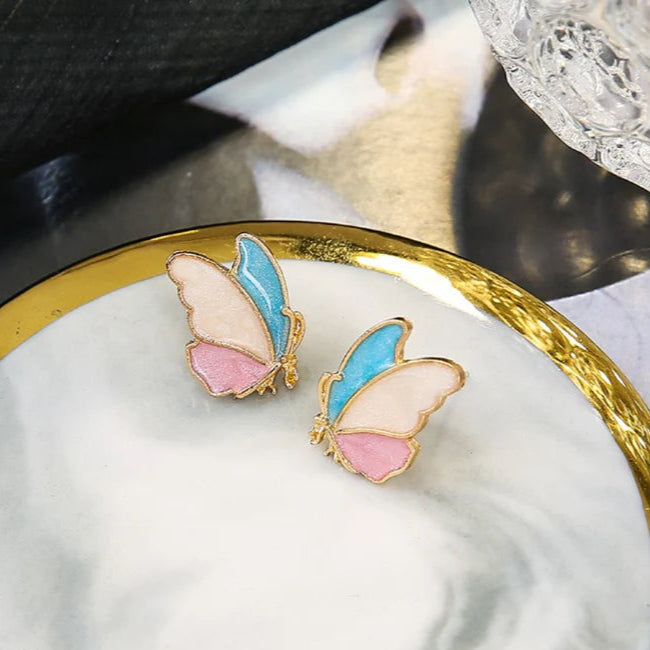 Colorful Butterfly - Earrings