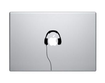 Music Headphone  Laptop - Decals