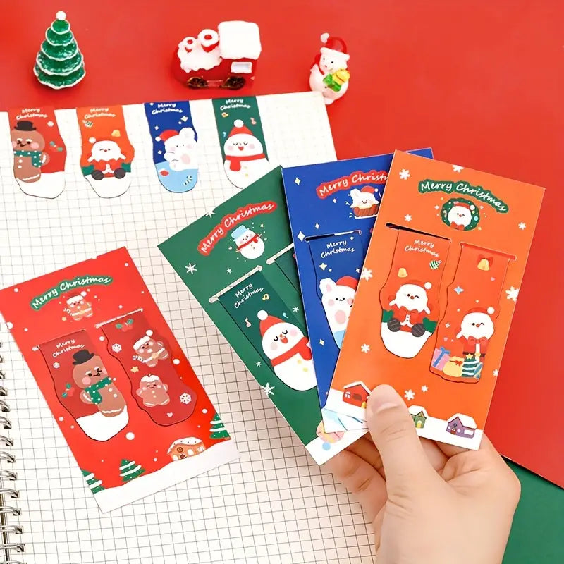 Merry Christmas Magnetic - Bookmark Set Of 2