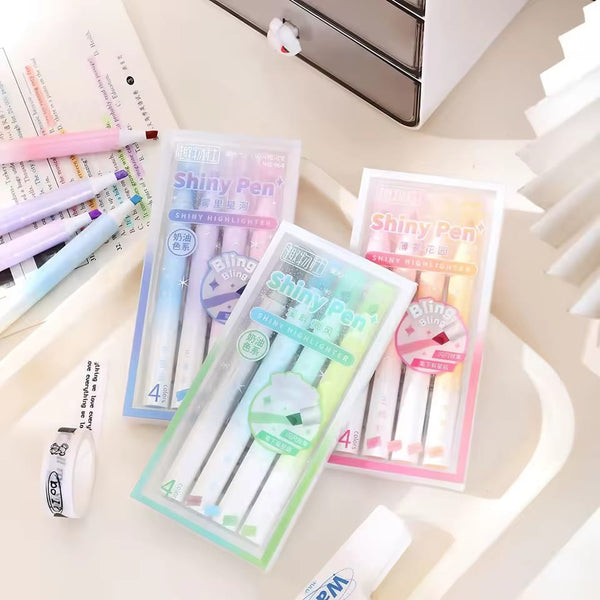 Bling Bling Shiny Sparkle - Highlighter Set Of 4