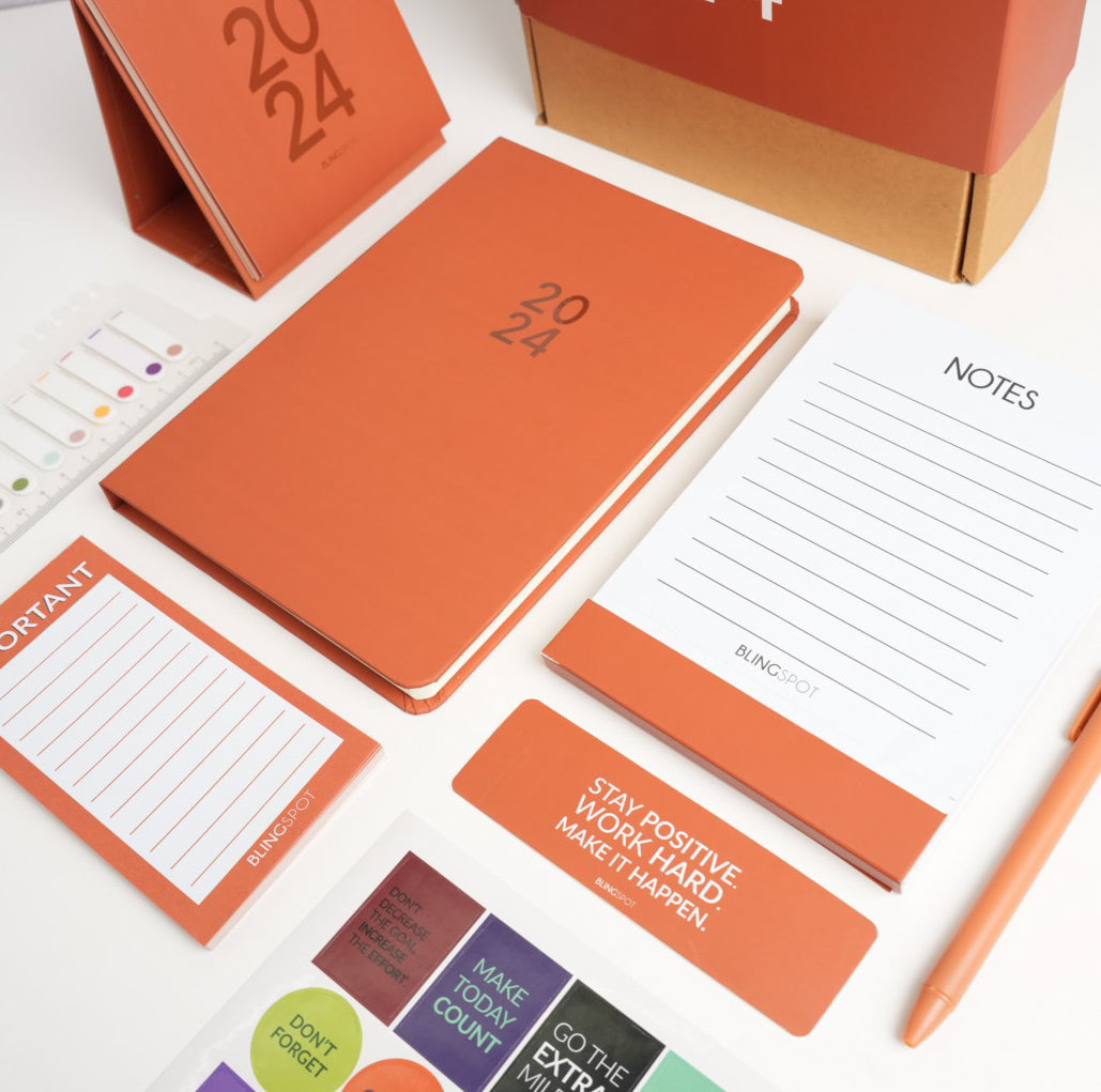 MOCHA 2024 DATED YEARLY PLANNING KIT The Blingspot Studio