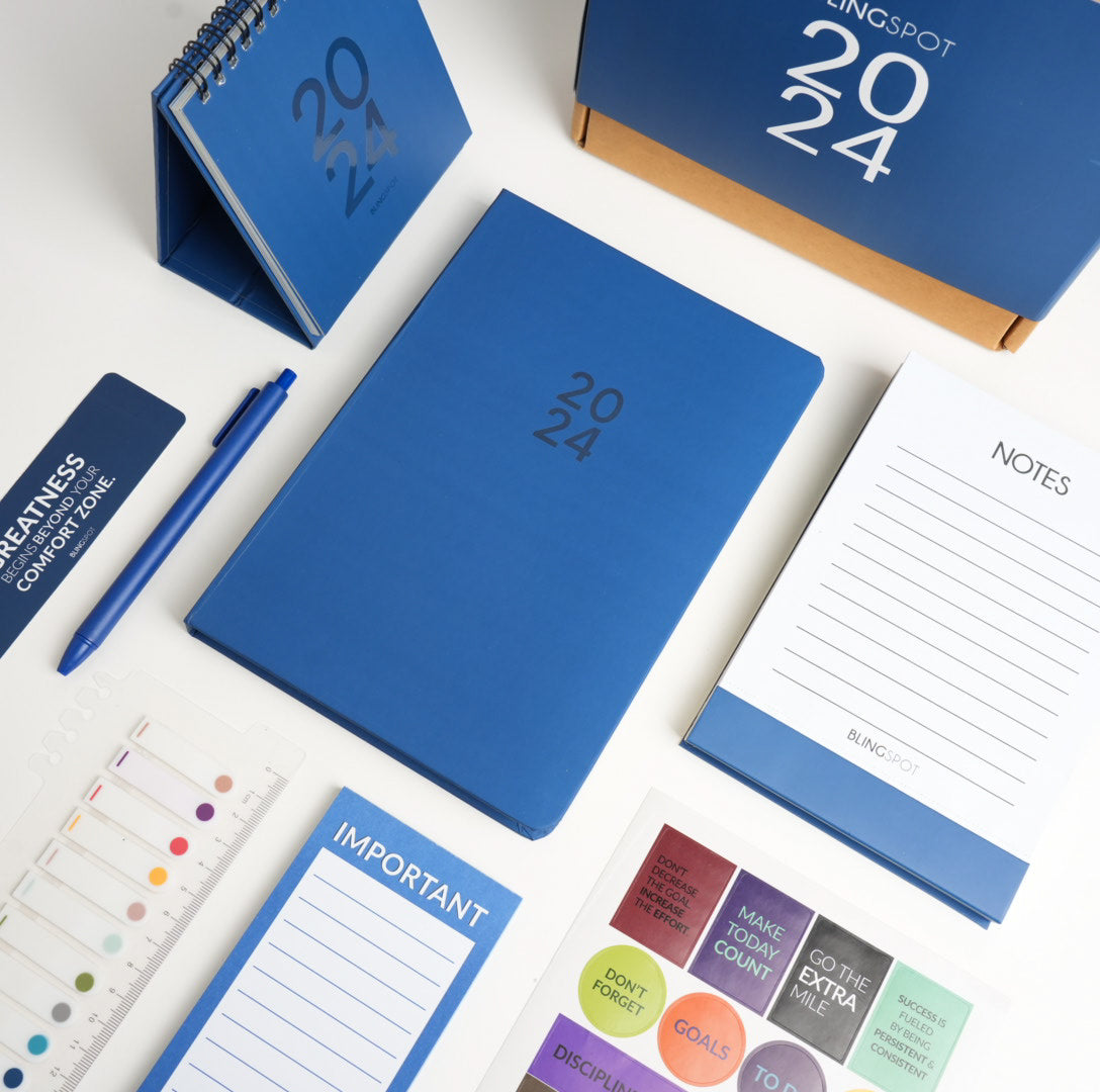 DENIM - 2024 DATED YEARLY PLANNING KIT