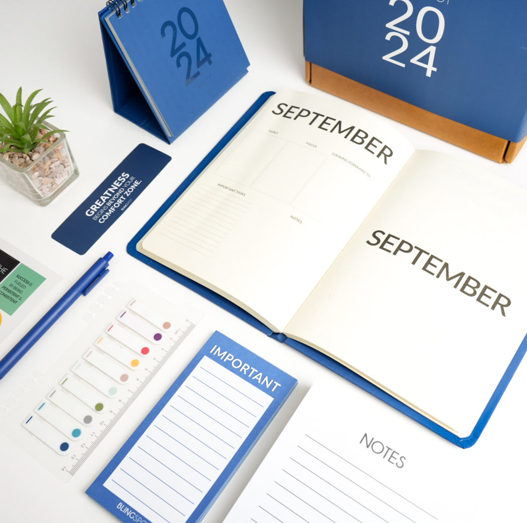 DENIM - 2024 DATED YEARLY PLANNING KIT