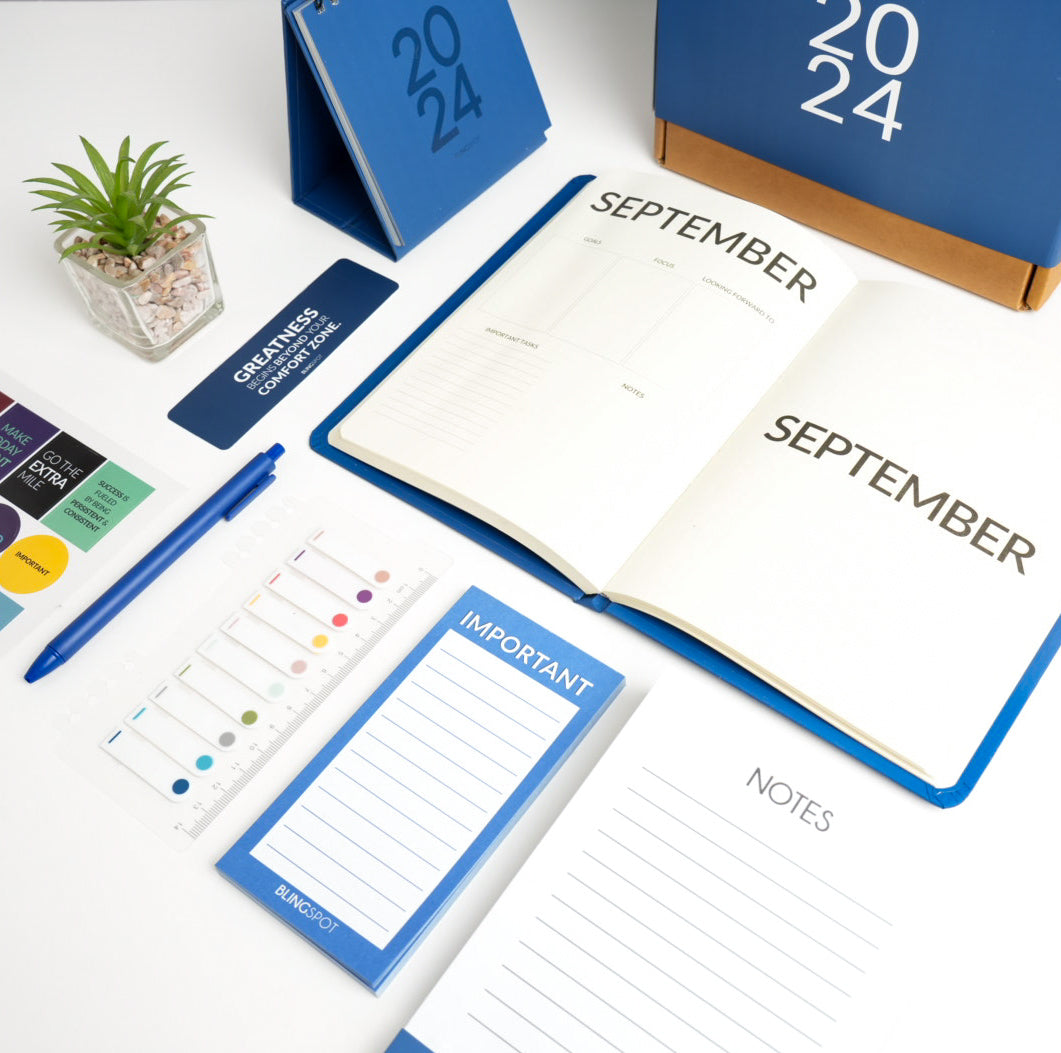 DENIM - 2024 DATED YEARLY PLANNING KIT