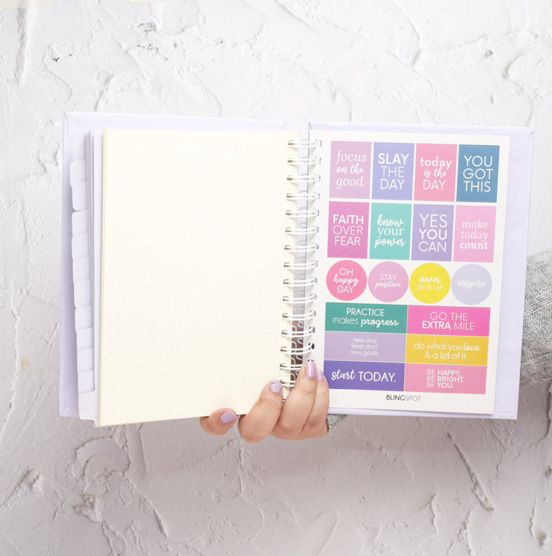 LAVENDER - 2024 SPIRAL DATED YEARLY PLANNER