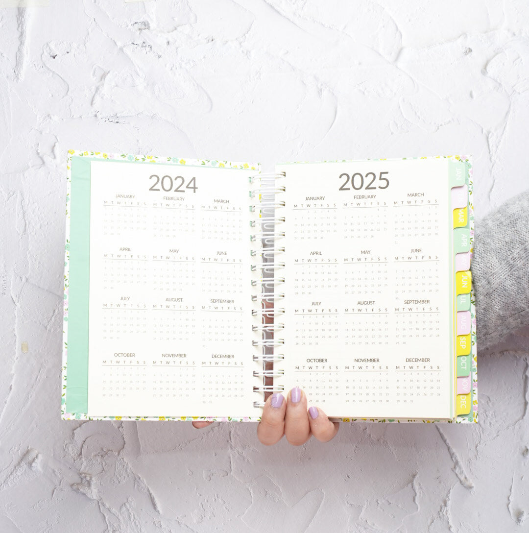 POPPY - 2024 SPIRAL DATED YEARLY PLANNER  -  Scratch &amp; Dent Sale