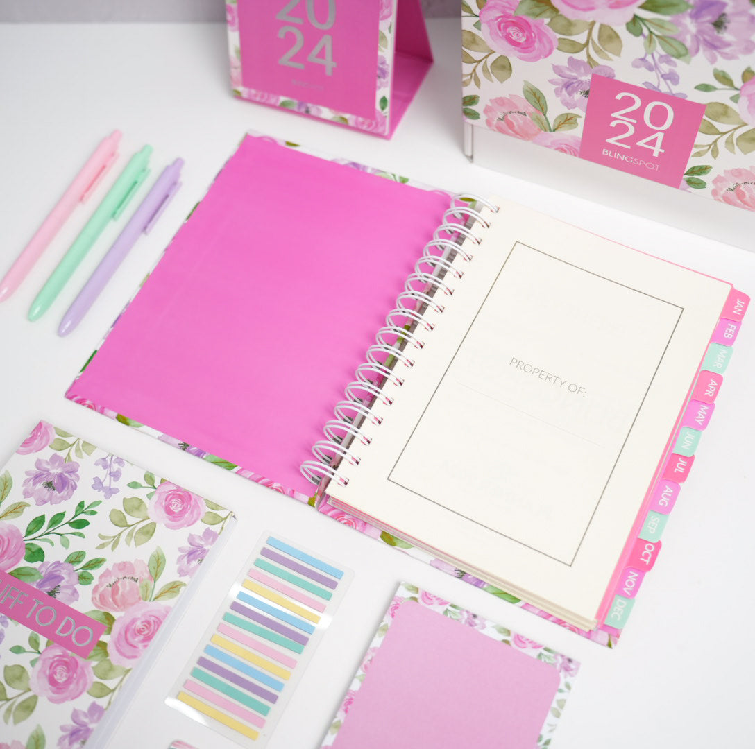 ROSY - 2024 DATED YEARLY PLANNING KIT