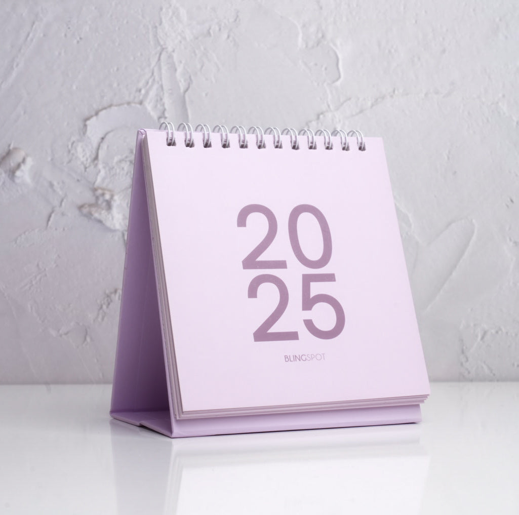 Lilac - 2025 Desk Calendar