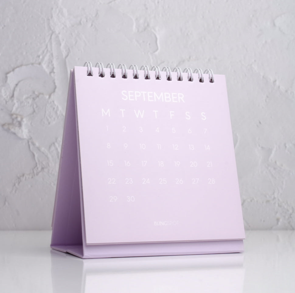 Lilac - 2025 Desk Calendar