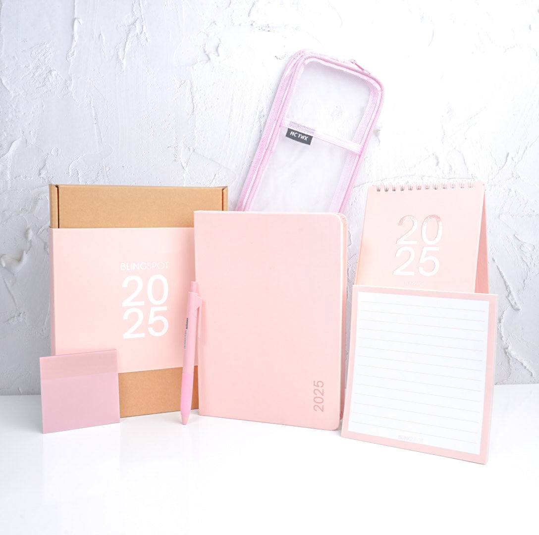 Rose - 2025 DATED YEARLY PLANNING KIT