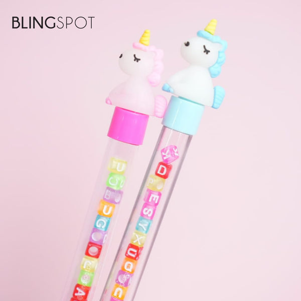 Alphabet Beads Unicorn - Gel Pen